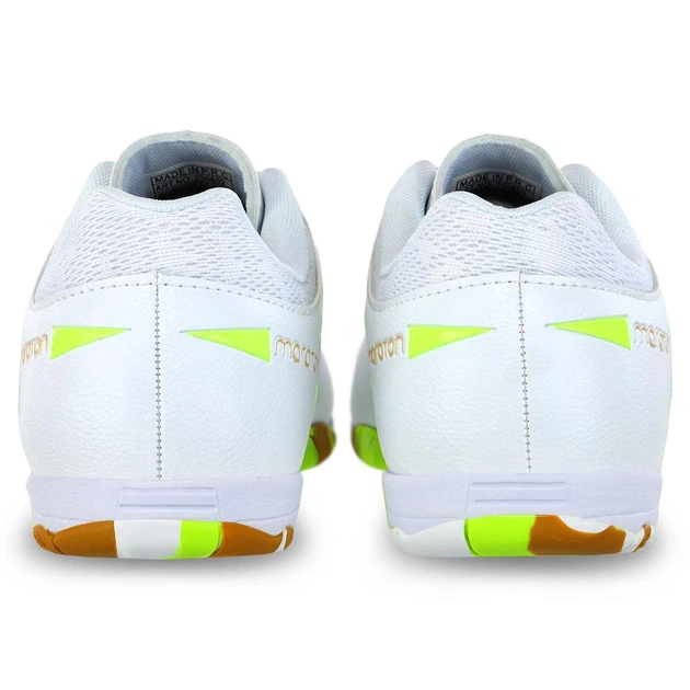 Обувь для футзала мужская Maraton 230602-1 размер 40 White-Neon Green - Фото 5 Обувь для футзала мужская Maraton 230602-1 размер 40 White-Neon Green - изображение 5
