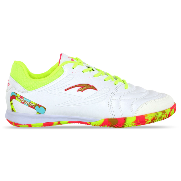 Обувь для футзала мужская Maraton 230439-1 размер 43 White-Neon Green ...