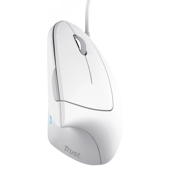 Ведущая компьютерная мышь Trust Verto Ergonomic USB-A/1000 - 1600 dpi Белый (25133_TRUST) - изображение 5