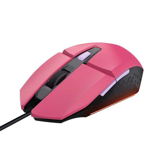 Дротова комп'ютерна миша Trust GXT 109 FELOX RGB Pink 200-6400 dpi (25068_TRUST) - зображення 4