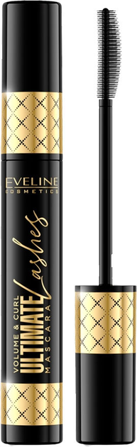 Туш для вій Eveline Ultimate Lashes Mascara для об’єму Black 8 мл (5903416001805) - зображення 1