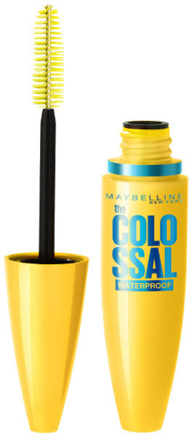 Водостійка туш для вій Maybelline New York Colossal Waterproof Mascara Black 10.7 мл (0000030079236) - зображення 1