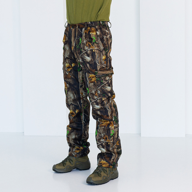Брюки зимние темный Клен, мужские утепленные камуфляжные брюки на флисе 54 - изображение 2