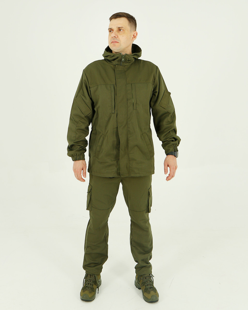 костюм Горка хаки канвас, летний костюм Горка комплект куртка и штаны 48 - изображение 1