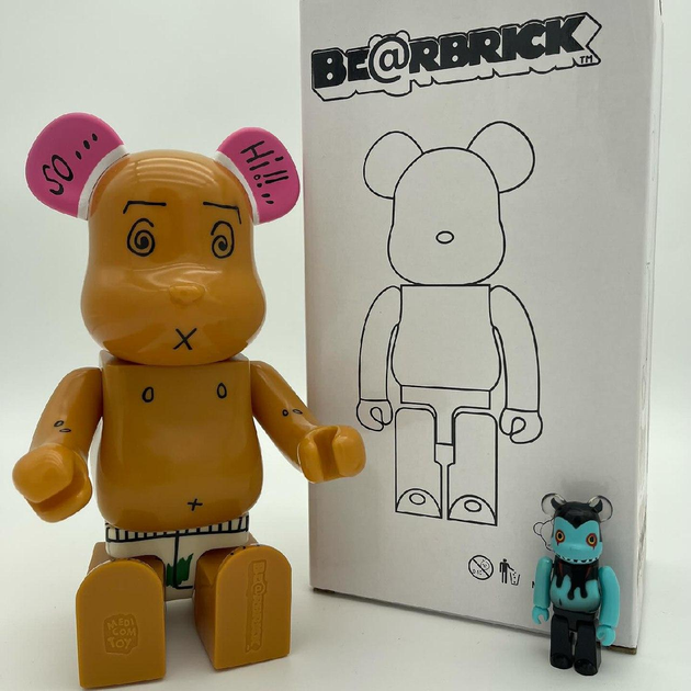 MEDICOM TOY - MARS BE@RBRICK 100% ＆ 400% MEDICOM TOY - BE@RBRICK MARVIN THE MARTIAN 100% & 400%