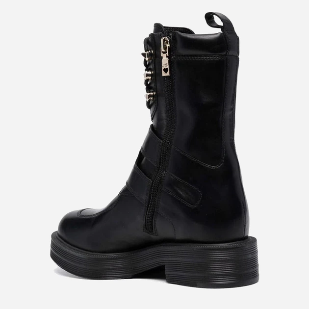 Trzewiki damskie wysokie Love Moschino LMJA24344G1FIA0-000 38 Czarne (8058051582800) - obraz 3