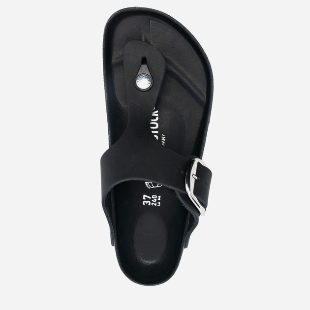 Klapki japonki damskie skórzane Birkenstock BIR1023334 40 Czarne (4061417919824) - obraz 4