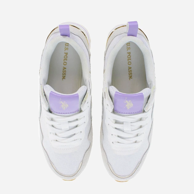 Sneakersy damskie U.S. Polo Assn USPLAYLA001W-WHI 38 Białe (8055197357569) - obraz 3