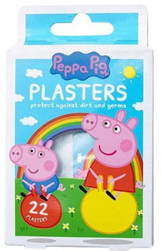 Plastry opatrunkowe Peppa Pig dla dzieci mix 22 szt (5060215551464) - obraz 1