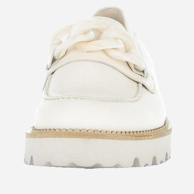 Loafersy damskie skórzane Gabor GAB25240-22 39 Ecru (4065171108456) - obraz 3