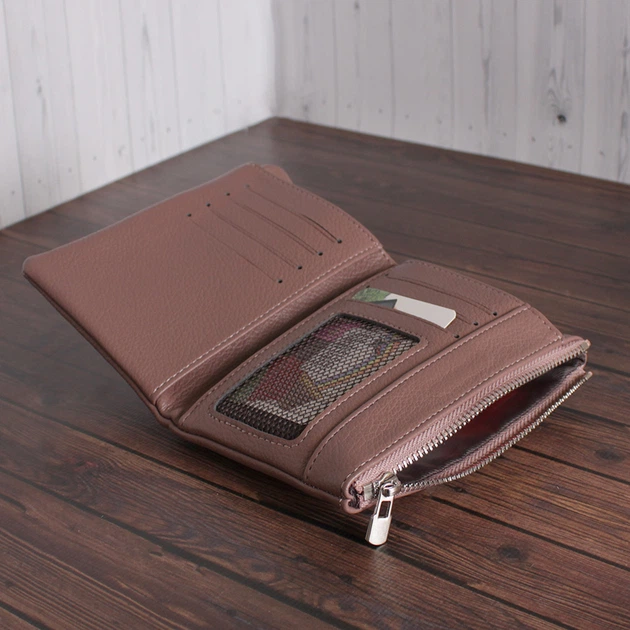 Кошелек FW-A2106-pink Темно-розовый - изображение 5