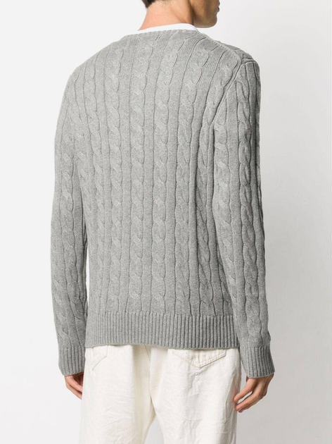 Sweter męski bawełniany Polo Ralph Lauren PRL710775885013 L Szary (3616414064728) - obraz 2