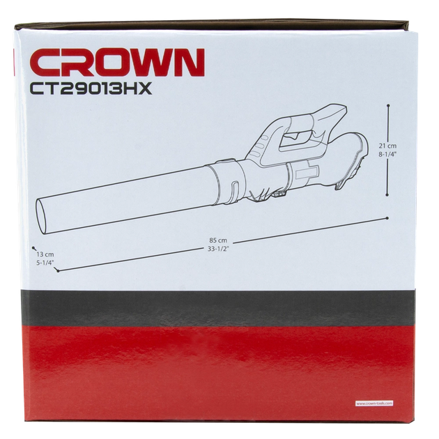 Воздуродувка аккумуляторная CROWN CT29013HX - изображение 8