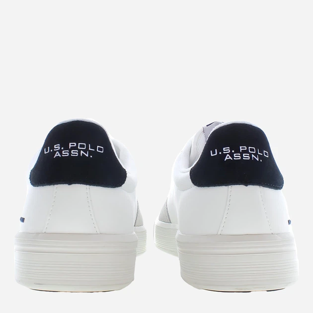 Чоловічі кеди низькі U.S. Polo Assn USPBRYAN002M-WHI 42 Білі (8055197374917) - зображення 5