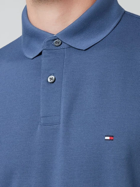 Koszulka polo męska Tommy Hilfiger THMW0MW17770C9T S Niebieska (8720113784827) - obraz 4