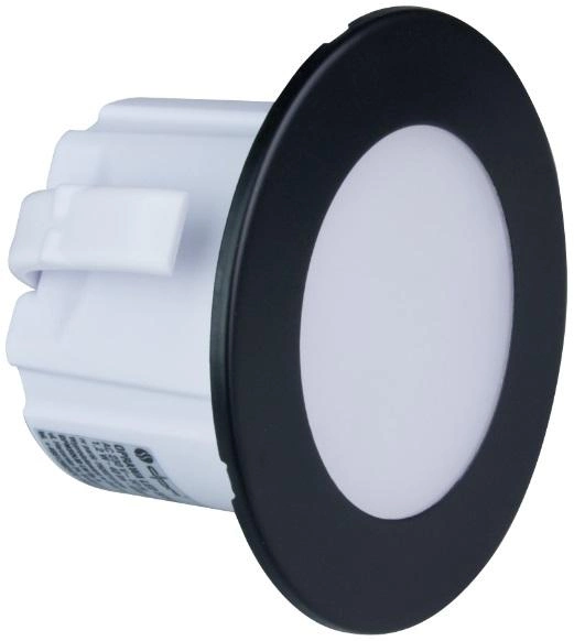 Oprawa schodowa LED DPM okrągła matowa czarna (YCB178B) (5906881210031) - obraz 1