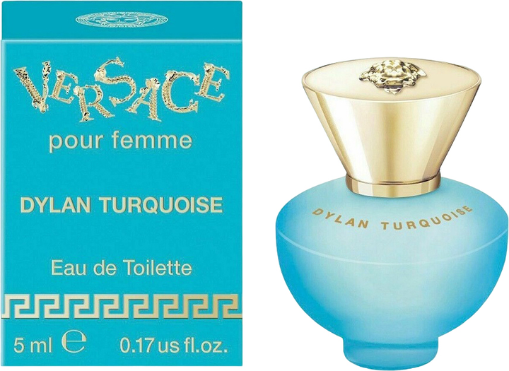 Woda toaletowa damska Versace Dylan Turquoise Pour Femme 5 ml (8011003858583) - obraz 1