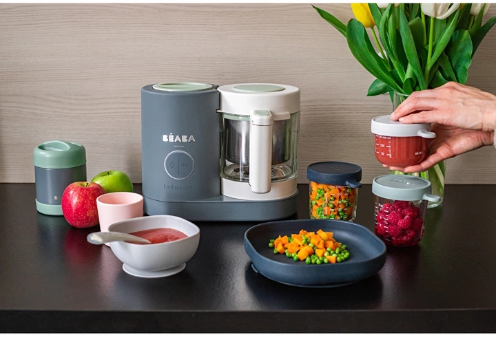 Пароварка-блендер Beaba Babycook Neo Серая с белым (916710) - изображение 16