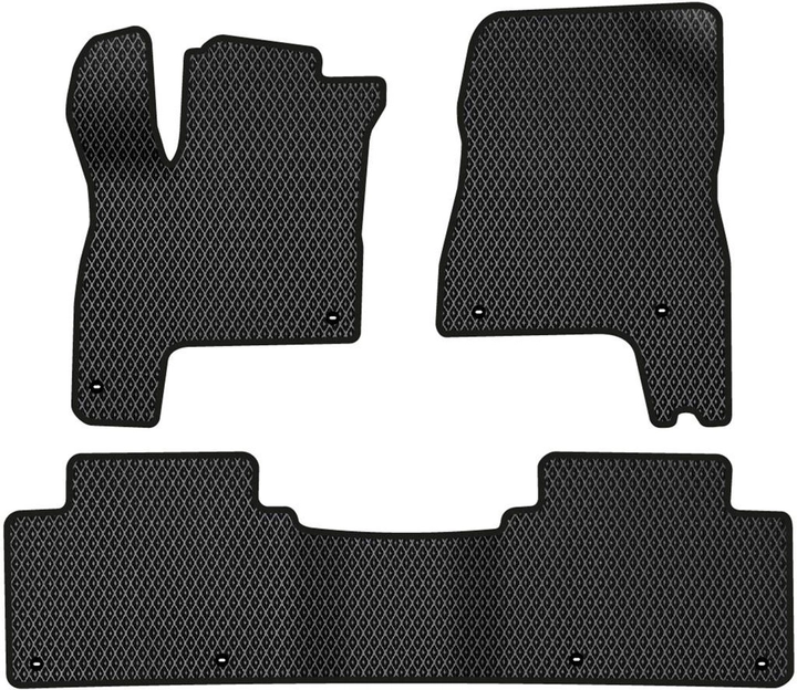 Акция на EVA килимки EVAtech в салон авто для Honda Clarity 2016+ 2 покоління Sedan USA 3 шт Black от Rozetka
