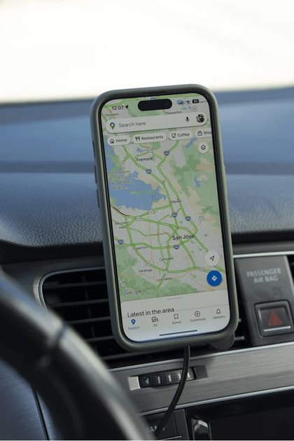 Uchwyt samochodowy do telefonu Peak Design Mobile Car Mount Vent Charging Black (M-CM-AD-BK-1) - obraz 4