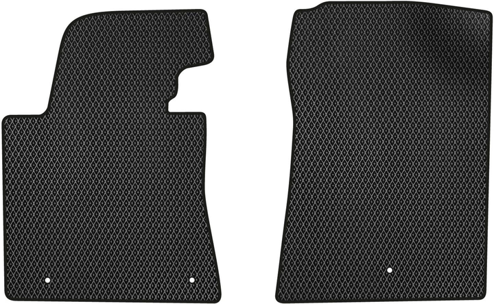 Акція на EVA килимки EVAtech в салон авто передні для Hyundai Elantra GT (MD) (Floor Gas Pedal) 2010-2015 5 покоління Htb USA 2 шт Black від Rozetka