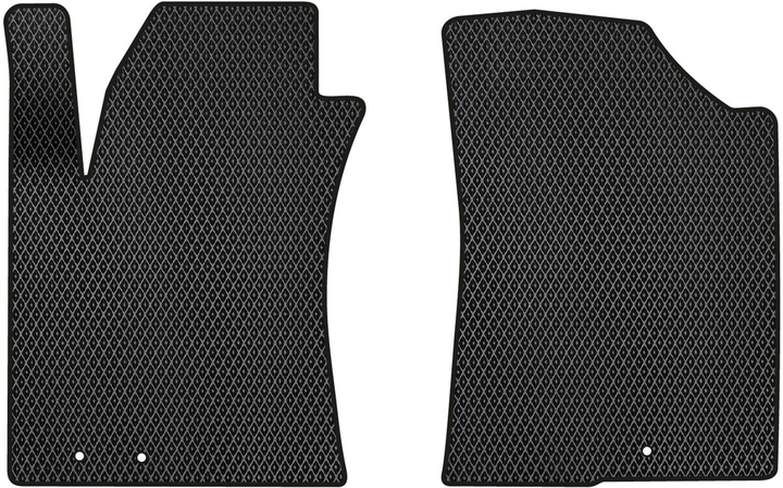 Акція на EVA килимки EVAtech в салон авто передні для Hyundai i30 (GD) 2012-2016 2 покоління Combi USA 2 шт Black від Rozetka