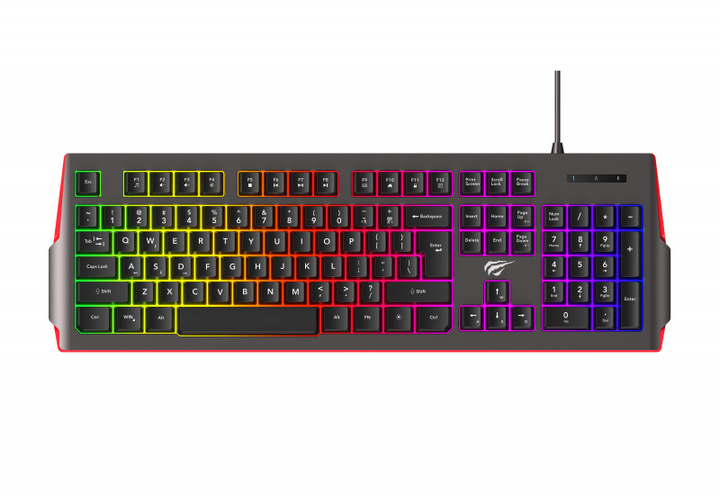 Клавиатура проводная игровая HAVIT HV-KB866L USB черная - изображение 1