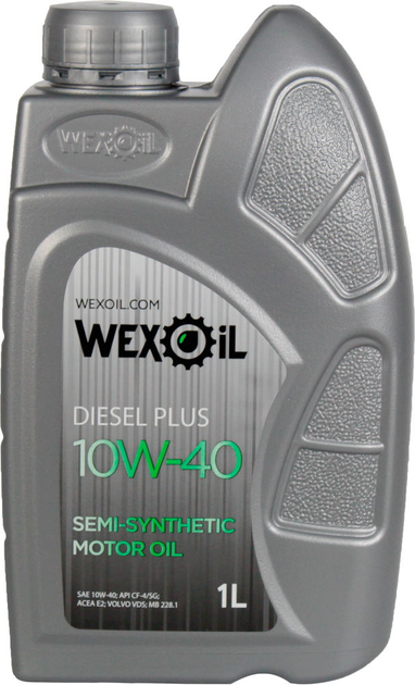 Моторна олива дизель 10W-40 (Wexoil) Diesel Plus CF-4/SG 1л. – фото ...