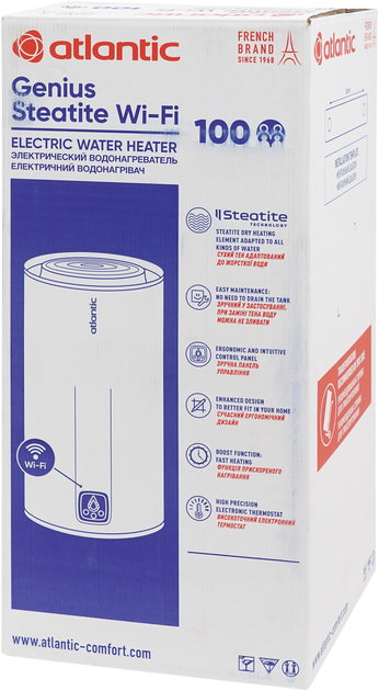 Бойлер ATLANTIC Steatite Genius WI-FI VM 100 D400S-3E-CW - зображення 18