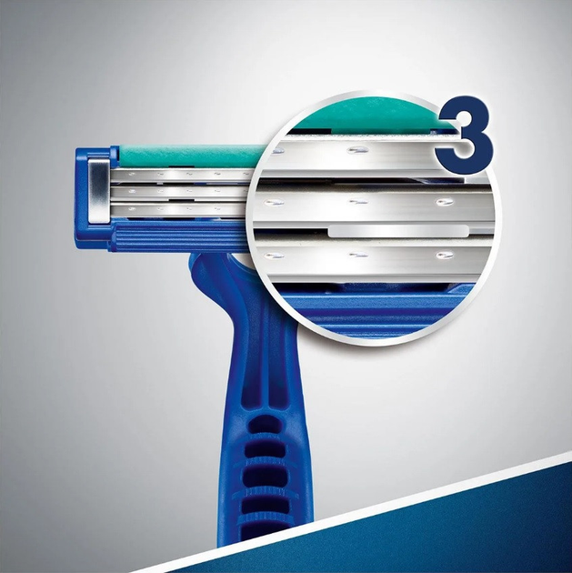Станок Gillette Blue3 Simple (8) одноразовий - зображення 4