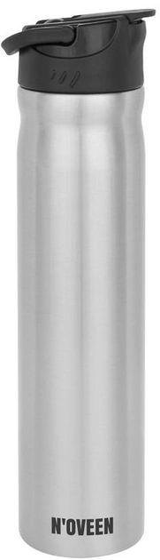 Пляшка для води N'oveen TB582 730 мл срібного кольору (5902221622939) - зображення 1
