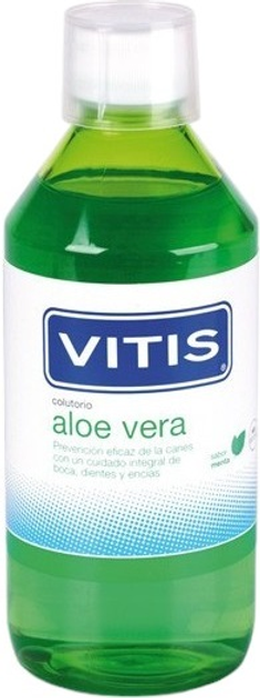 Ополіскувач для порожнини рота Vitis Mouthwash Aloe Vera Mint 1000 мл (8427426003965) - зображення 1