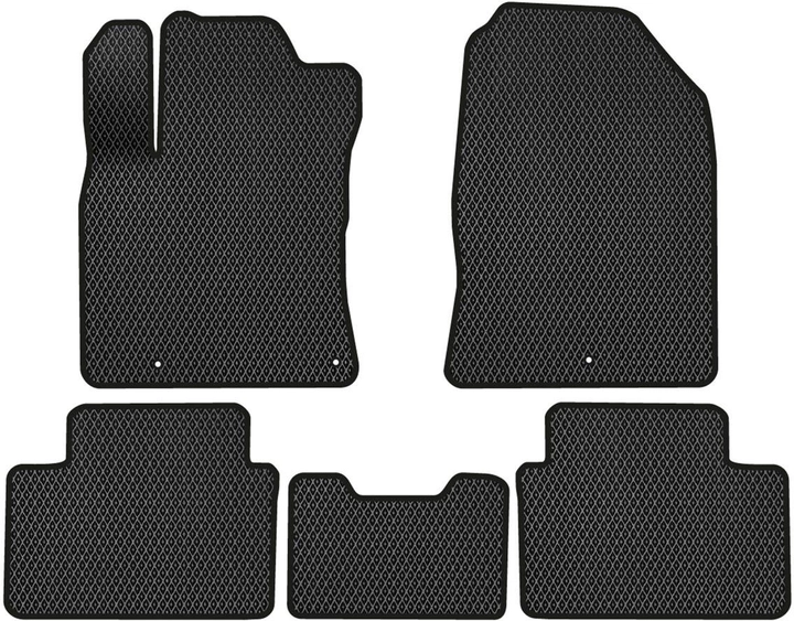 Акція на EVA килимки EVAtech в салон авто для Hyundai i30 (PD) Restyling 2020+ 3 покоління Combi EU 5 шт Black від Rozetka