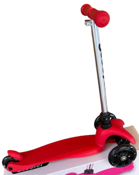 Самокат триколісний Scooter MG002A Червоний - зображення 2