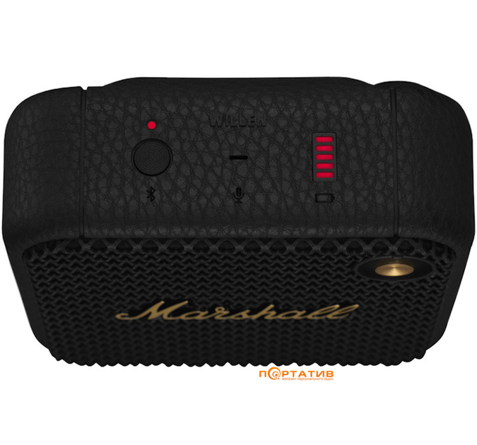 Акустика Marshall Portable Speaker Willen (1006059) Black and Brass (черная) - изображение 2