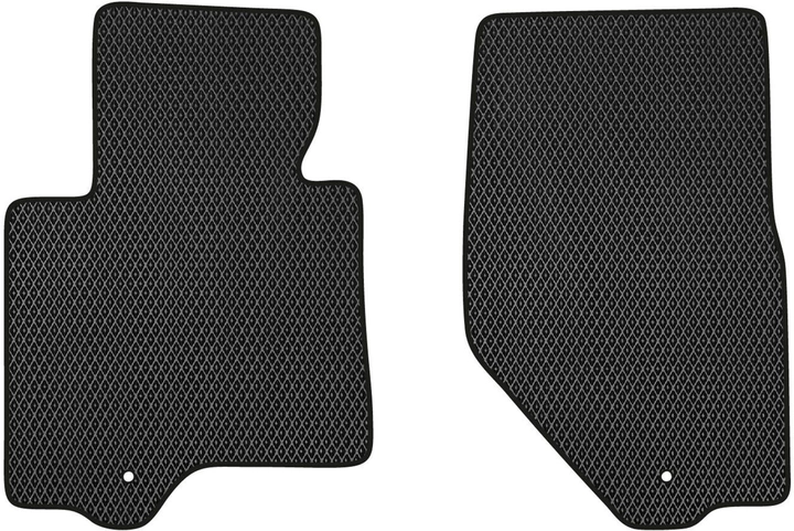 Акція на EVA килимки EVAtech в салон авто передні для Infiniti QX50 (J50) Restyling 2015-2017 1 покоління SUV USA 2 шт Black від Rozetka