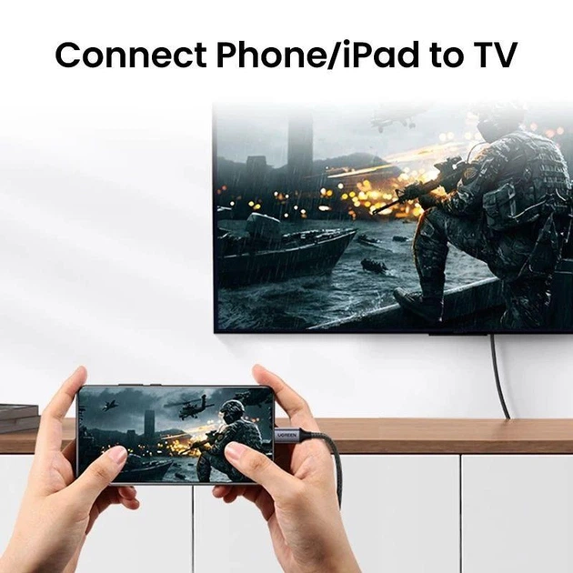 Адаптер конвертер Type-C - DisplayPort V1.4 4K 60 Hz 1.8м - Фото 5 Адаптер конвертер Type-C - DisplayPort V1.4 4K 60 Hz 1.8м - изображение 5