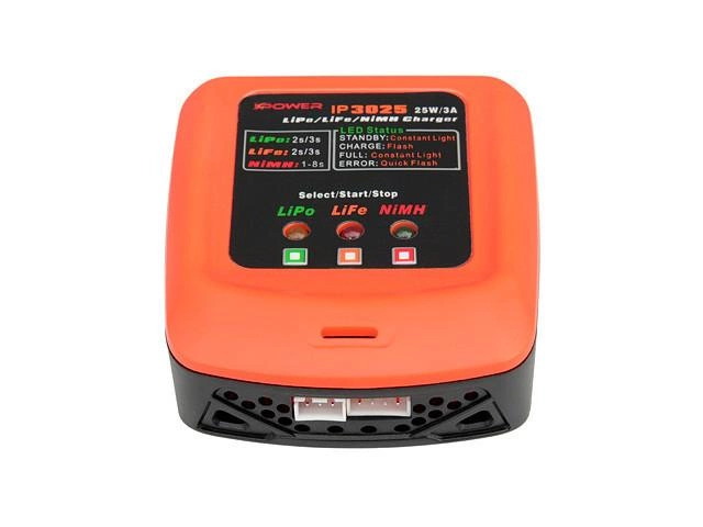 Зарядное устройство IP3025 - LiPo/LiFe/NiMH 25W/3A [IPower] (для страйкбола) - изображение 2