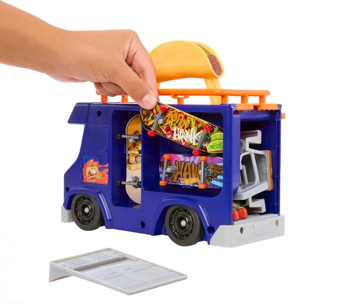 ミニカー DOUBLE DECKER BUS DELUXE TACO TRUCK MAT Набор Хот Вилс Скейт Тако Трак Hot Wheels Skate Taco Truck Play