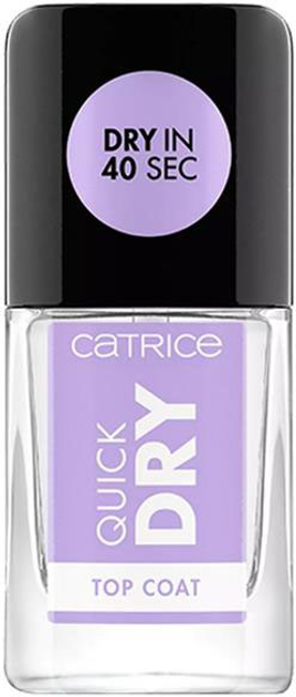 Лак для нігтів Catrice Cosmetics Quick Dry Top Coat 10.5 мл (4059729312686) - зображення 1