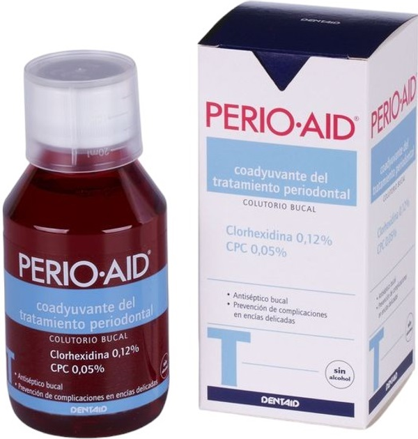 Ополіскувач для порожнини рота Perio Aid Treatment Alcohol Free Mouthwash 150 мл (8427426032132) - зображення 1