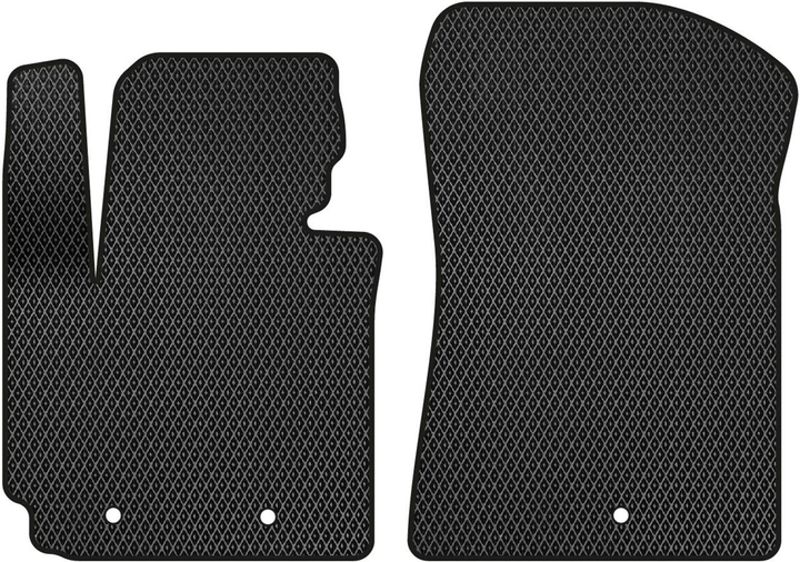 Акція на EVA килимки EVAtech в салон авто передні для Kia Soul (PS) 2014-2016 2 покоління Htb EU 2 шт Black від Rozetka