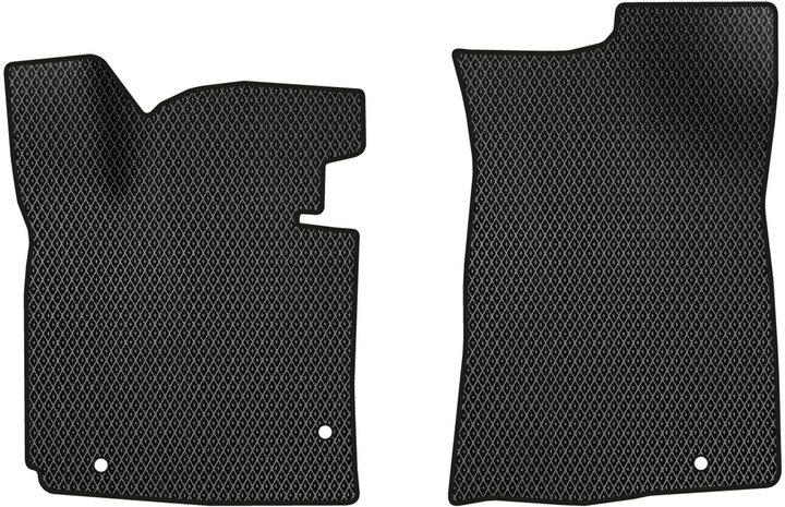 Акція на EVA килимки EVAtech в салон авто передні для Kia Sportage (SL) 2010-2015 3 покоління SUV USA 2 шт Black від Rozetka