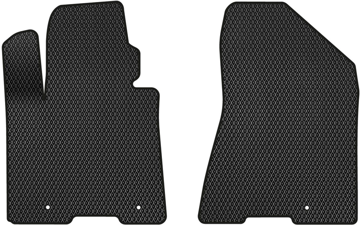 Акція на EVA килимки EVAtech в салон авто передні для Kia Sportage (QL) 2016-2021 4 покоління SUV EU 2 шт Black від Rozetka
