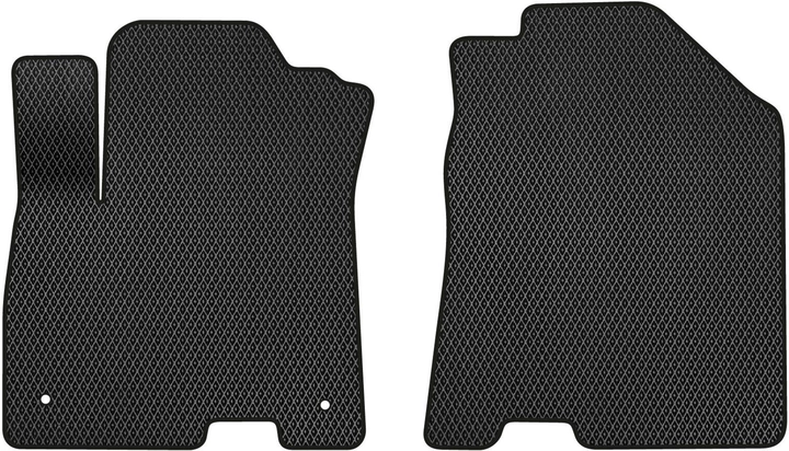 Акция на EVA килимки EVAtech в салон авто передні для Kia Niro (DE) EV 2016-2021 1 покоління SUV Korea 2 шт Black от Rozetka