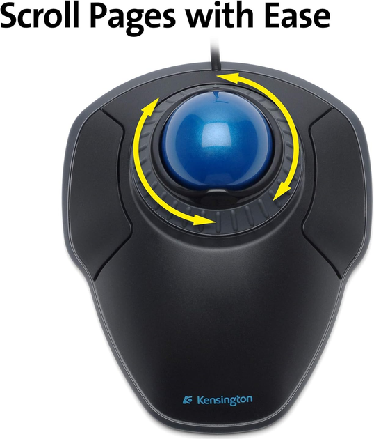 Компьютерная мышь Kensington Orbit Trackball Black K72337US Б/В g2 - изображение 5