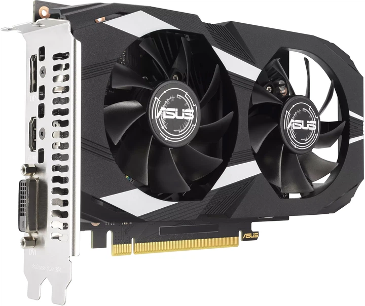 Відеокарта ASUS PCI-Ex GeForce RTX 3050 Dual OC Edition 6GB GDDR6 (96bit) (1537/14000) (HDMI, DisplayPort, DVI-D) (90YV0K60-M0NA00) - зображення 4