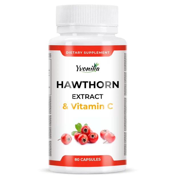 Экстракт Плодов Боярышника & Vitamin C 350 мг Hawthorn Berry Extract