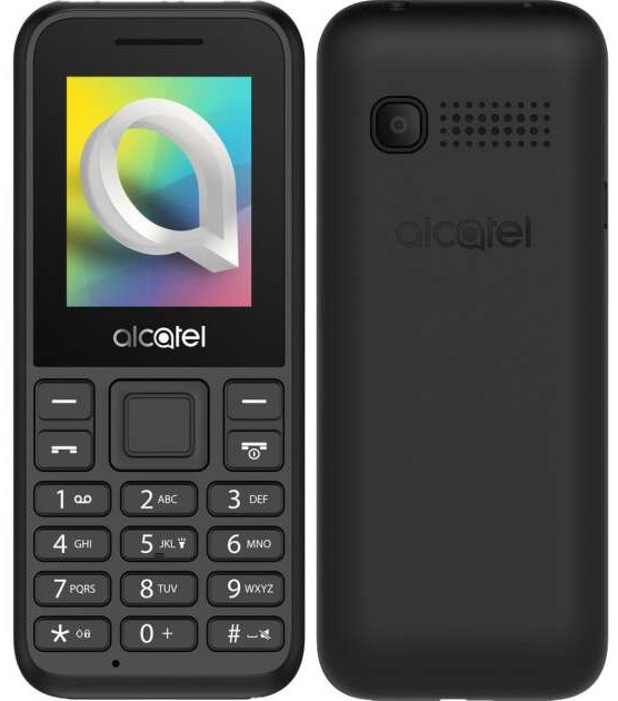Telefon komórkowy Alcatel 1068D Black (4894461941301) - obraz 1