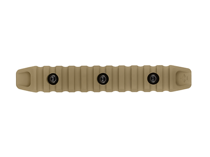 Планка Пикатинни КРУК CRC 9024 Coyote Tan на 11 слотов с креплением M-Lok - изображение 2